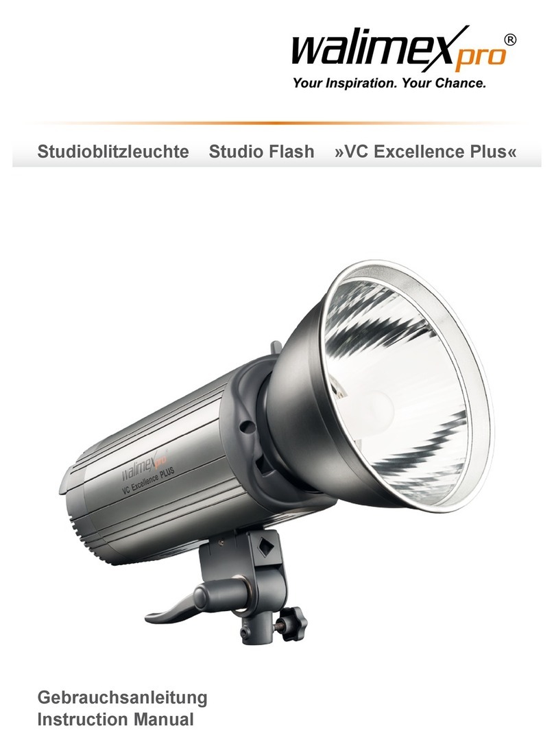 walimex VC EXCELLENCE PLUS instruction manual