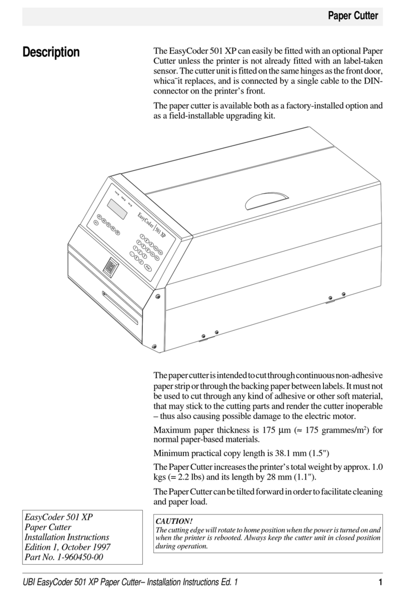 Intermec EasyCoder 501XP installation instructions