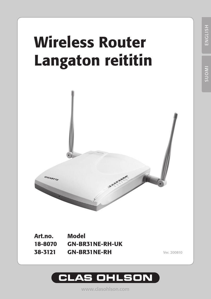 Clas Ohlson 18-8070 User manual