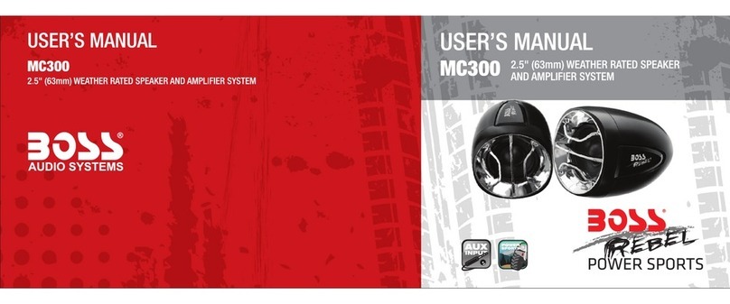 Boss Audio Systems MC300 user manual