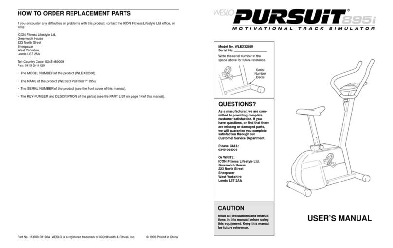 PURSUIT 895i user manual