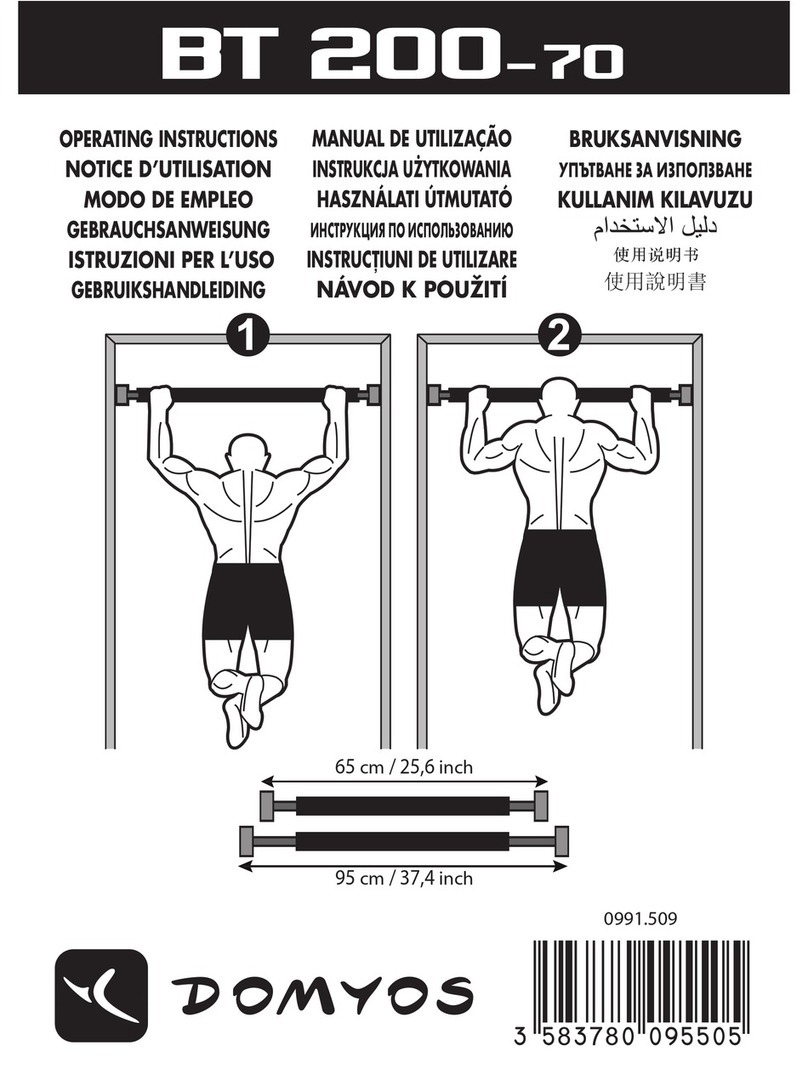 Domyos BT 200-70 operating instructions