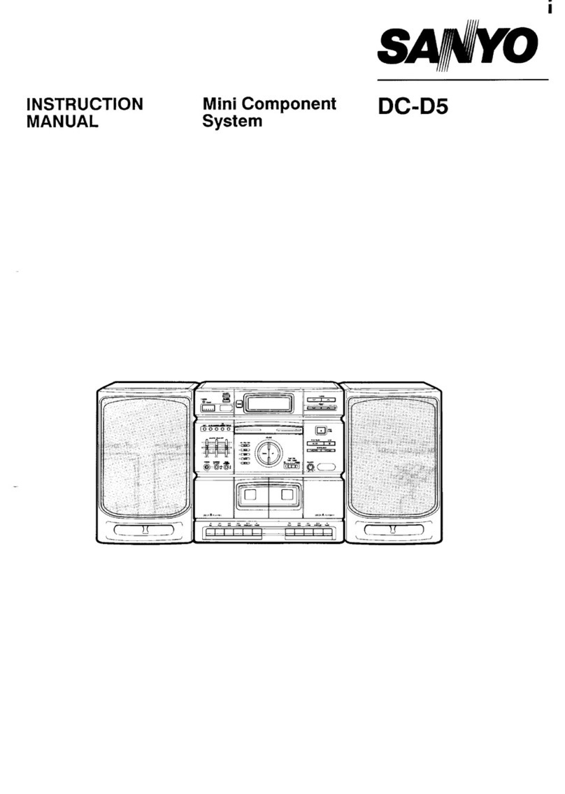 Sanyo DC-D5 instruction manual