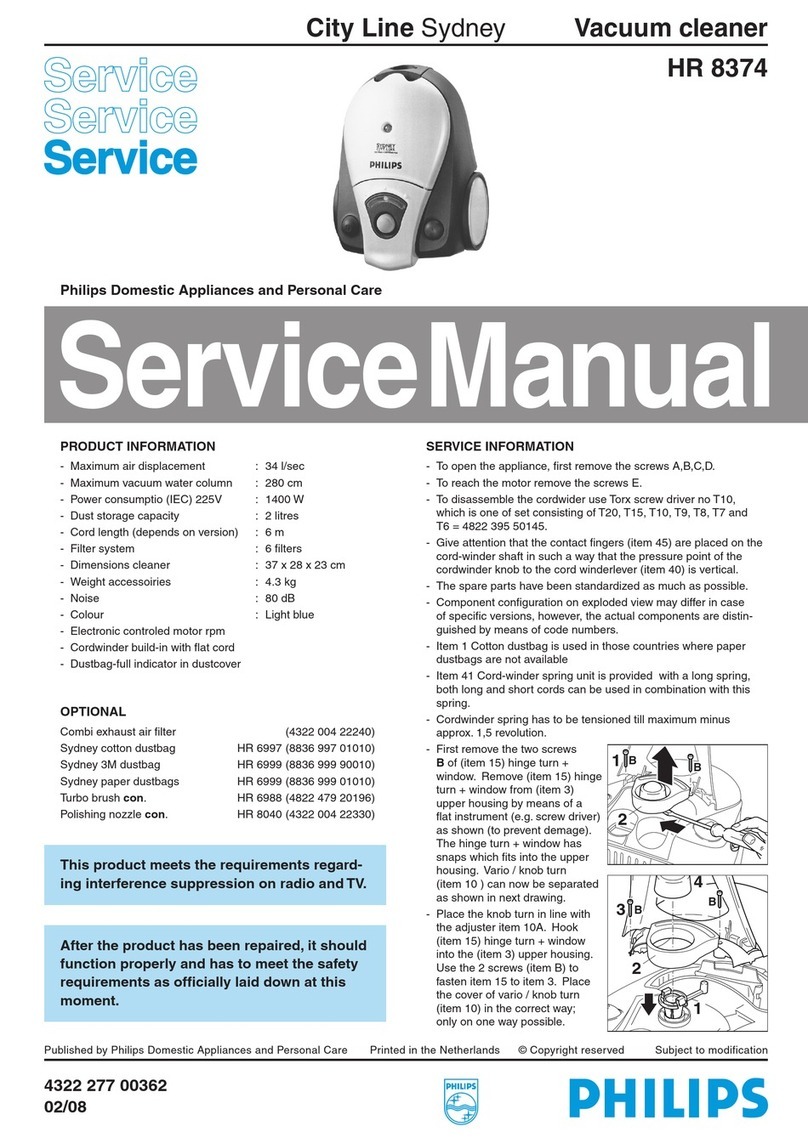 Philips HR 8374 Service manual