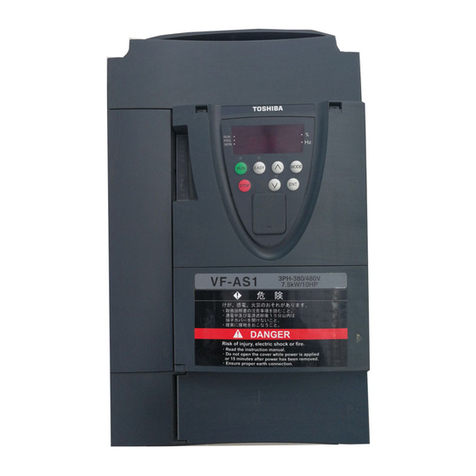 Toshiba TOSVERT VF-AS1 Series User manual Toshiba TOSVERT VF-AS1 Series User manual
