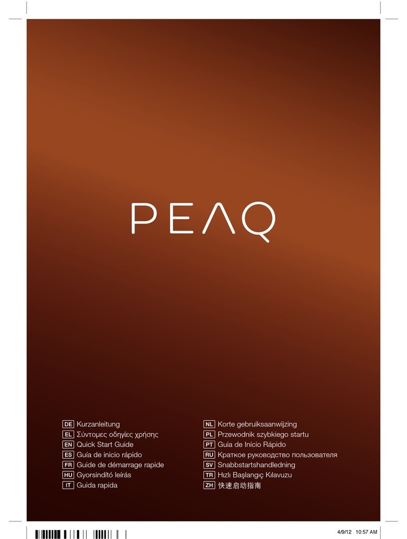 Peaq PHP350BT User manual