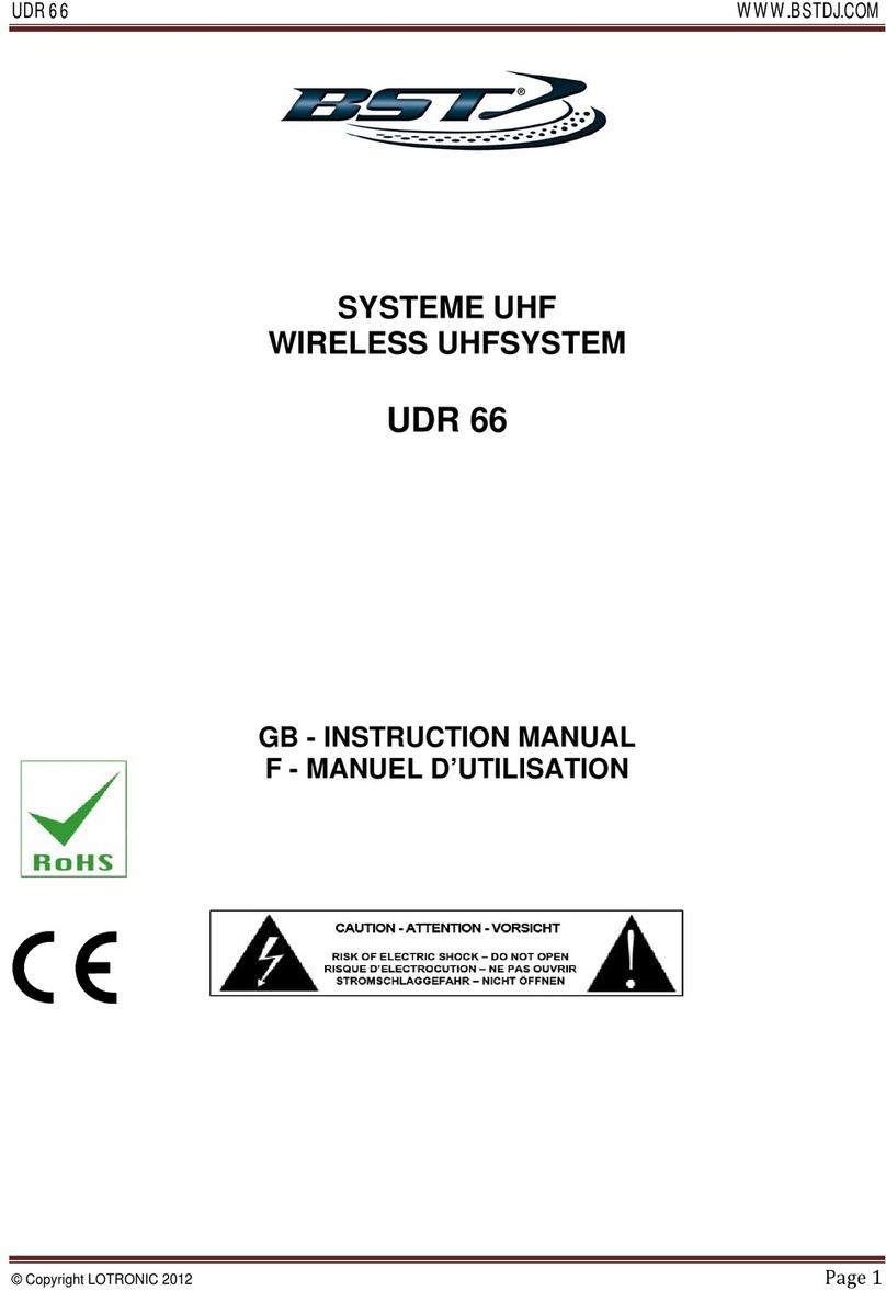 LOTRONIC BST UDR 66 instruction manual
