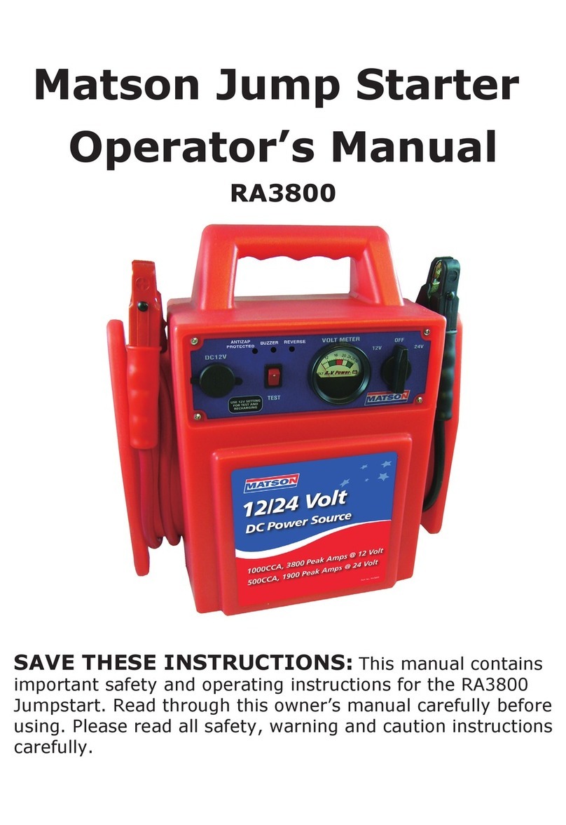 MATSONIC ra3800 Operator's manual MATSONIC ra3800 Operator's manual