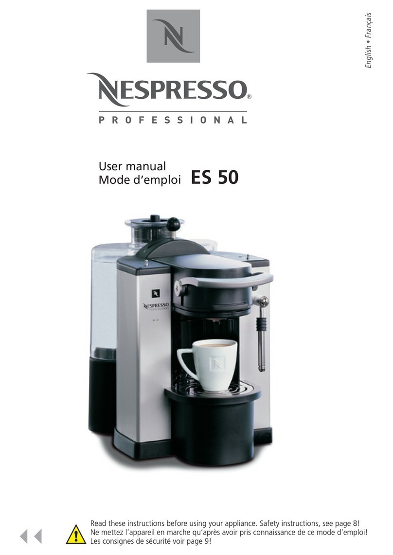 Nespresso ES 50 PRO User manual