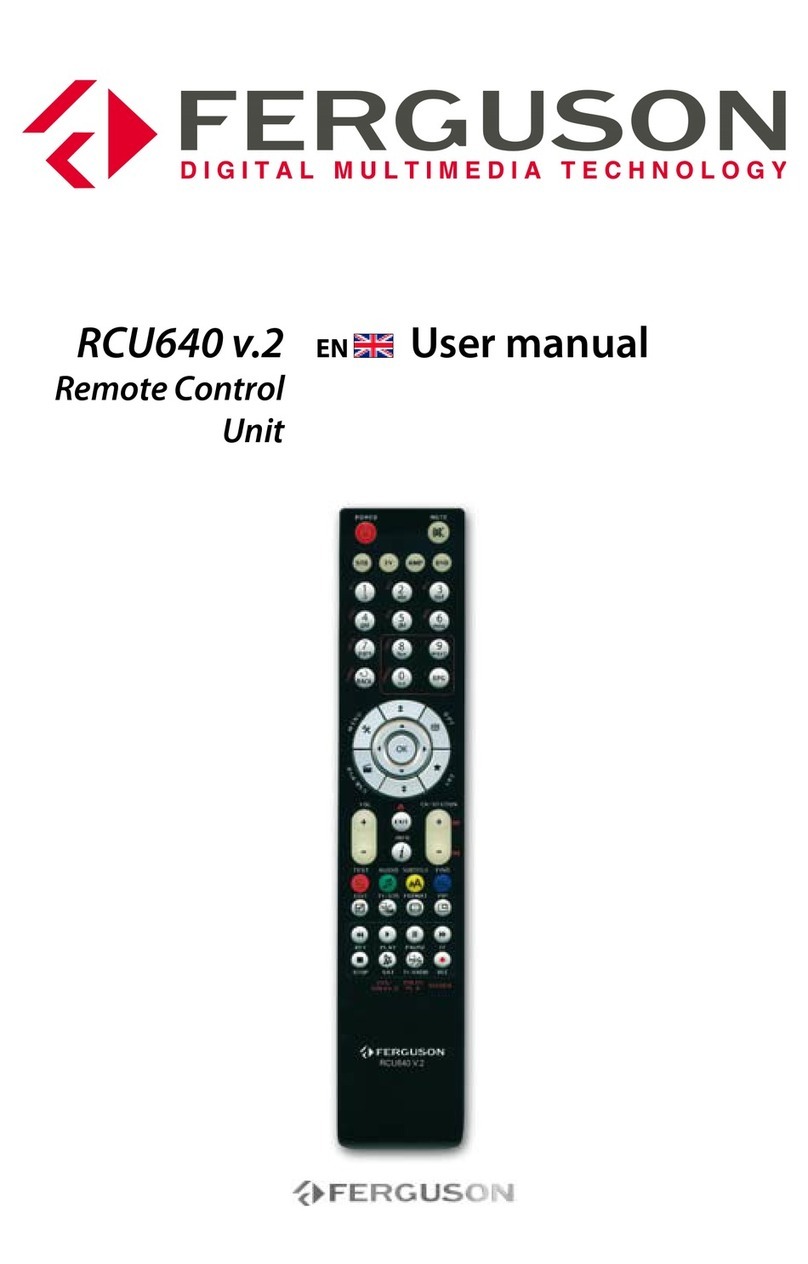 Ferguson RCU640 User manual