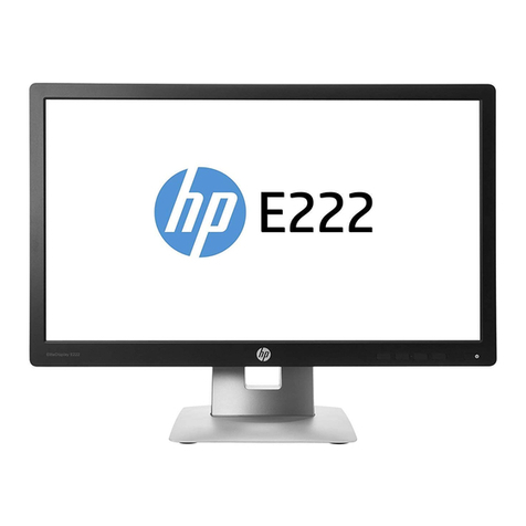 HP EliteDisplay E222 User instructions HP EliteDisplay E222 User instructions
