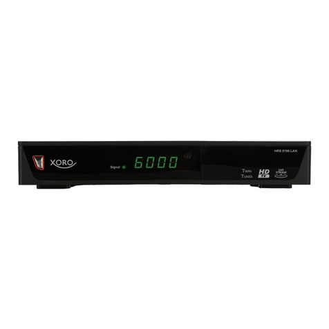 Xoro HRS9190 User manual