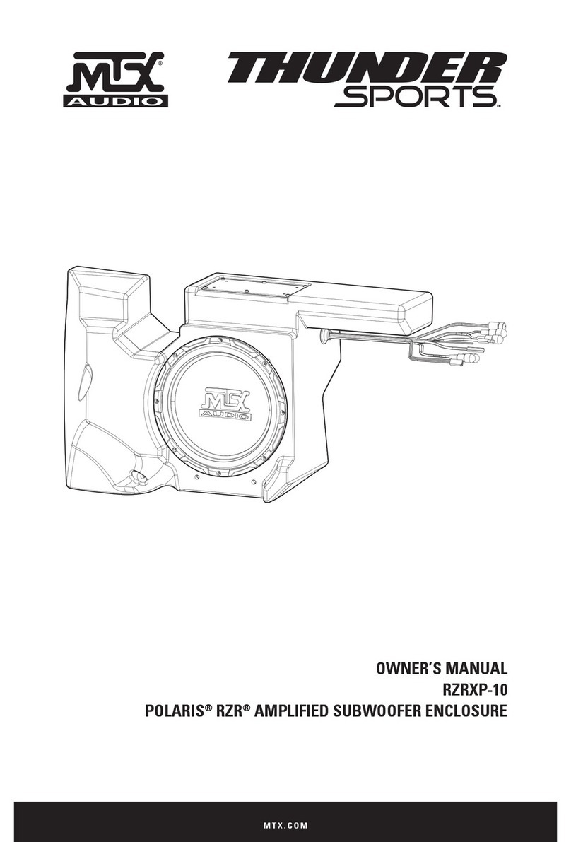 MTX RZRXP-10 owner's manual