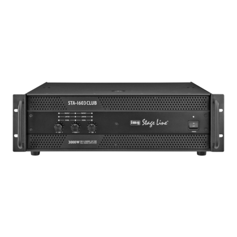 IMG STAGE LINE STA-1603 CLUB instruction manual