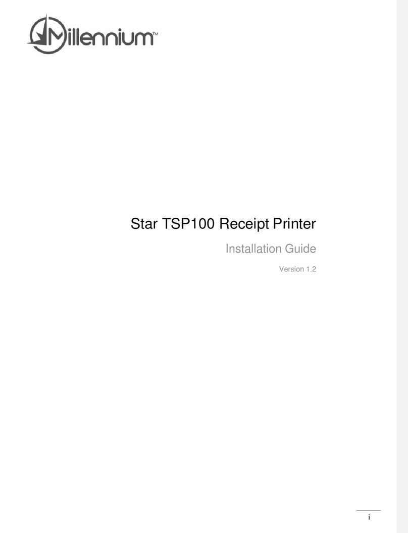 Millenium star TSP100 User manual