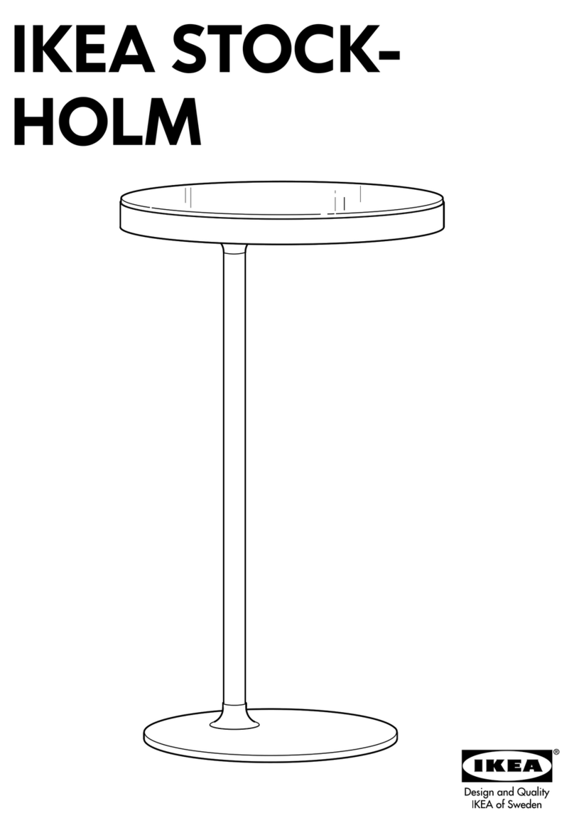 IKEA STOCKHOLM instruction manual
