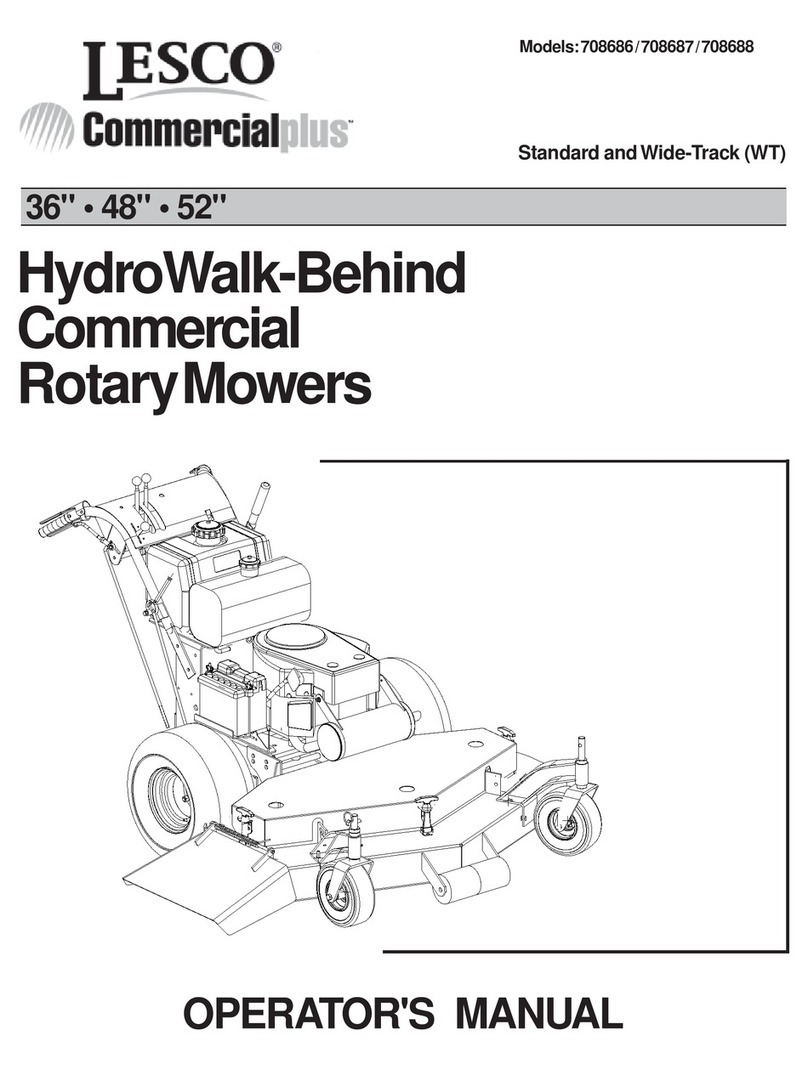 Lesco 708688 Operator's manual