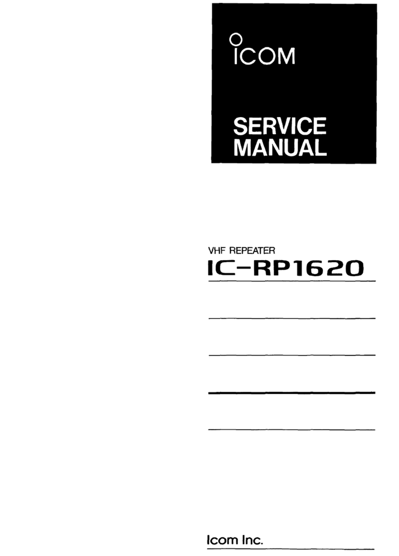 Icom IC-RP1620 Service manual