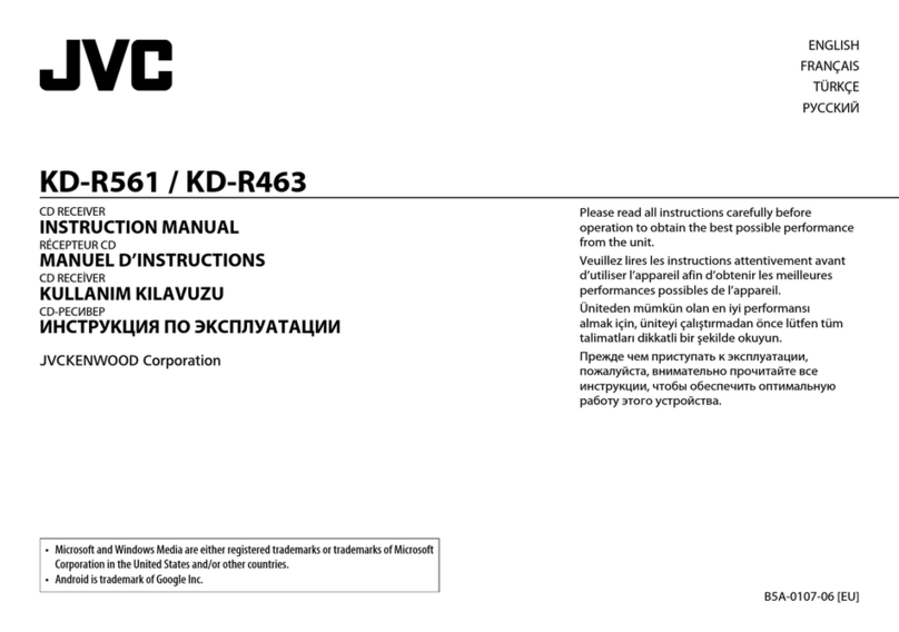 JVC KD-R463 User manual