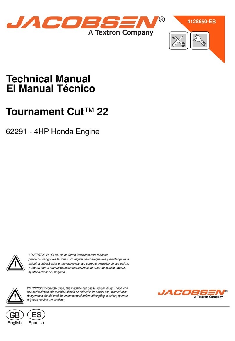 Jacobsen tournament cut 22 User manual