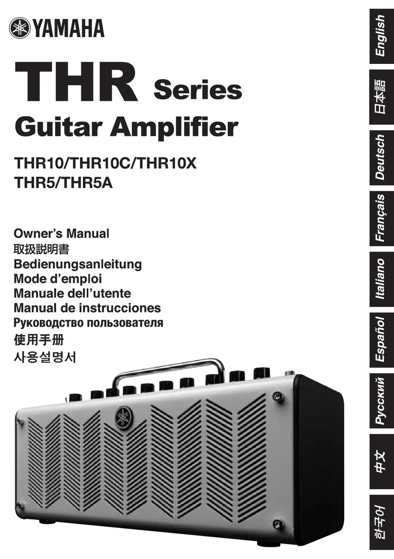 Yamaha THR Series owner's manual