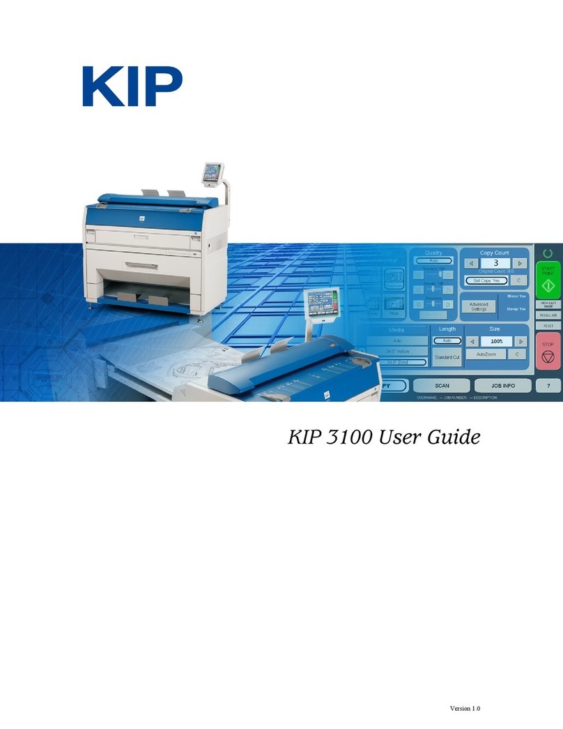 KIP 3100 User manual