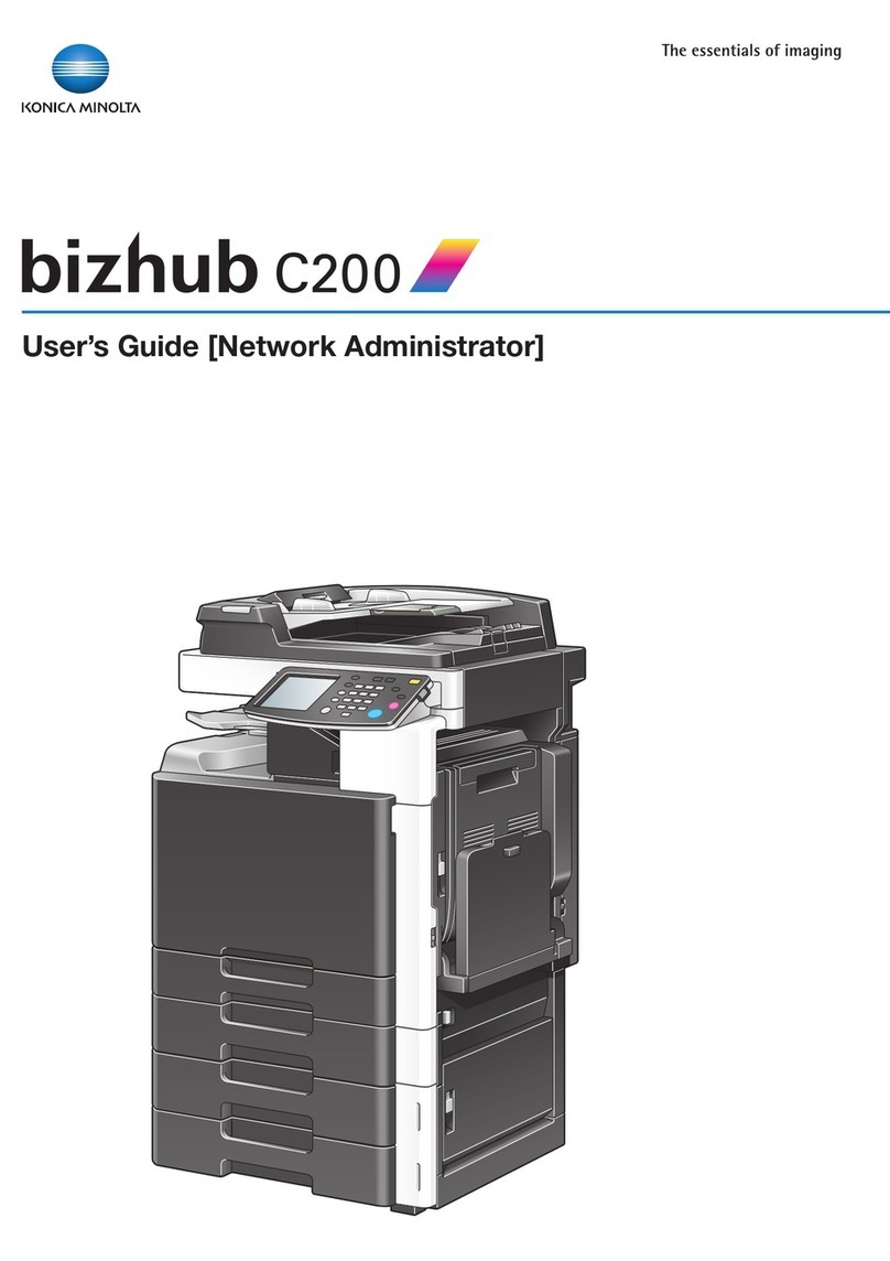 Konica Minolta bizhub C200 user guide