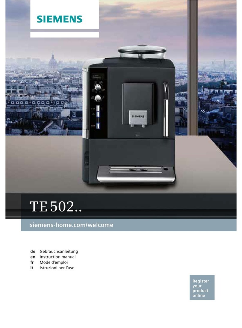 Siemens TE 502 SERIES User manual
