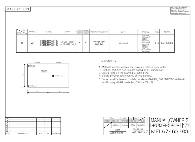 LG F10B9Q/TD(W)(A)(1-9) owner's manual
