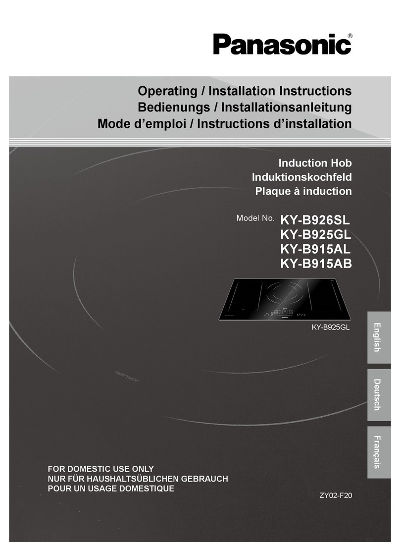 Panasonic KY-B915AB Operating and installation instructions