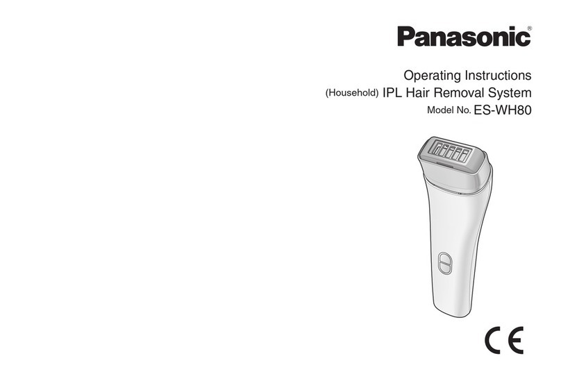 Panasonic ES-WH80 operating instructions
