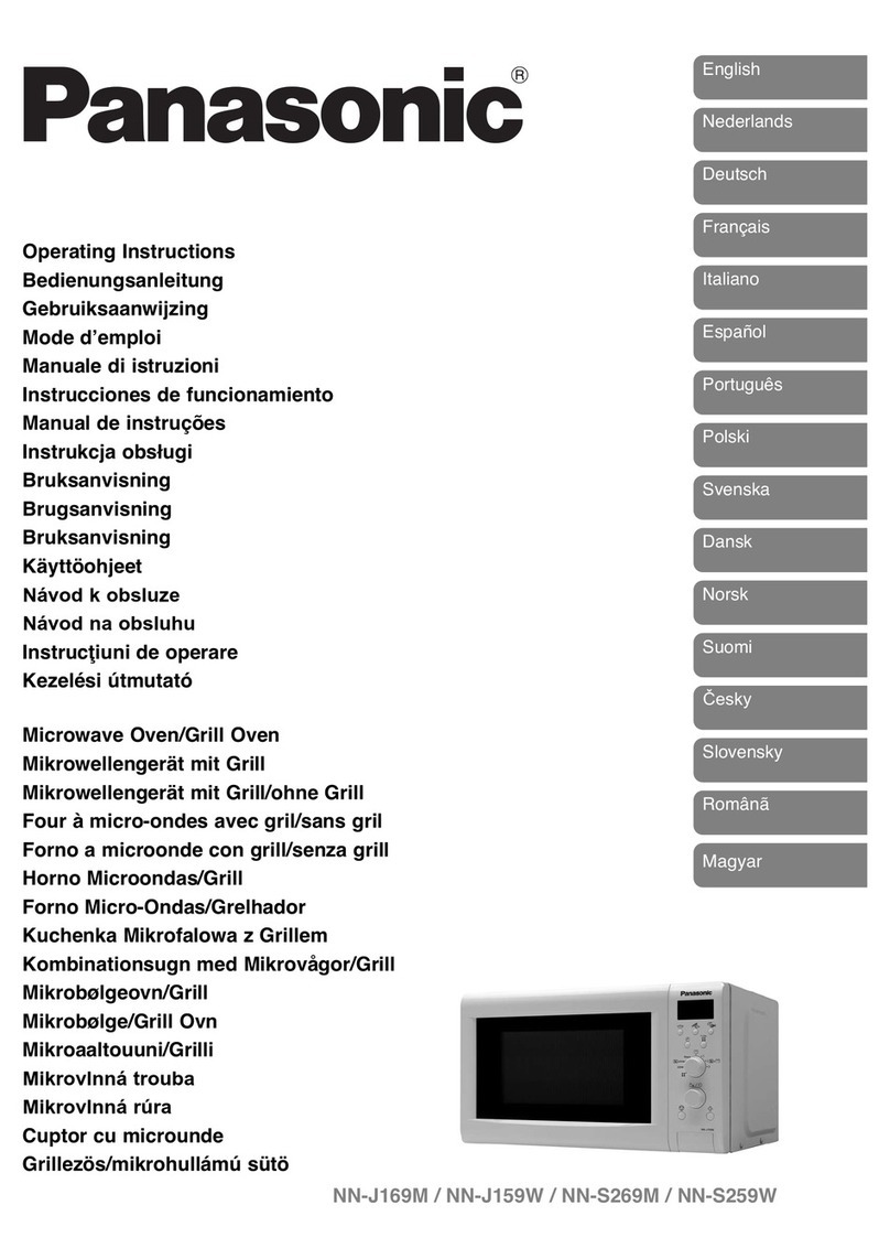 Panasonic NN-S259W operating instructions