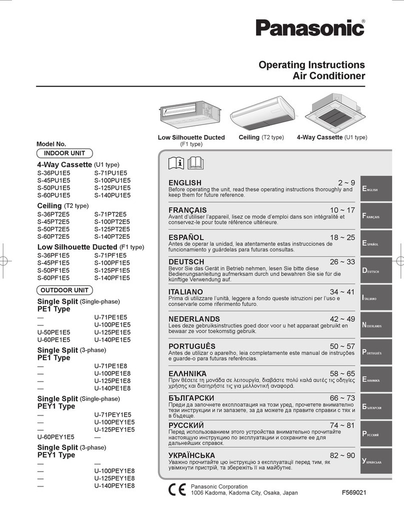 Panasonic U-140PEY1E8 User manual Panasonic U-140PEY1E8 User manual