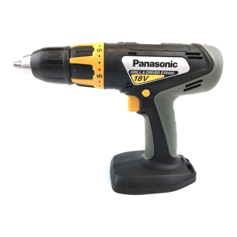 Panasonic EY6450 - DRILL AND DRIVER operating instructions