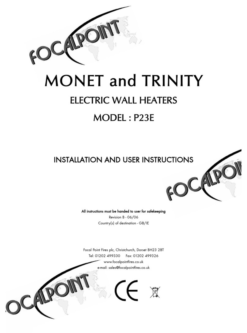Focal Point P23E Installation and user instructions