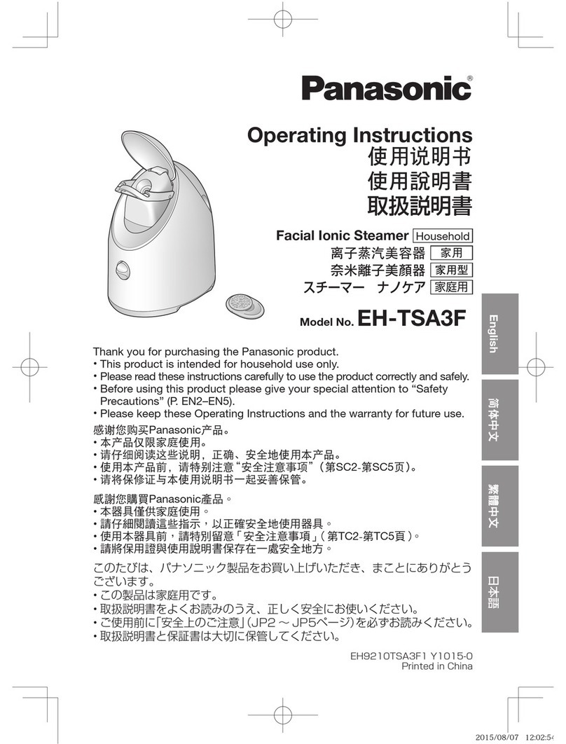 Panasonic EH-TSA3F User manual
