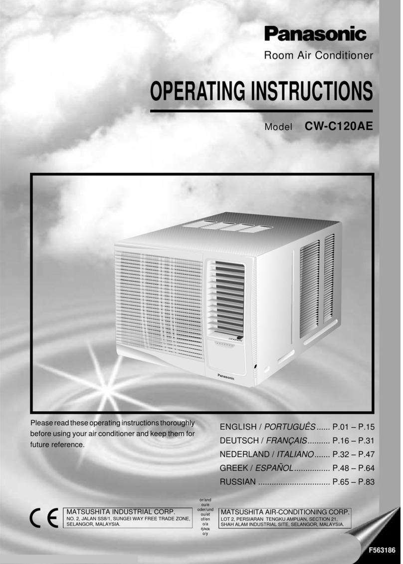 Panasonic CW-C120AE User manual