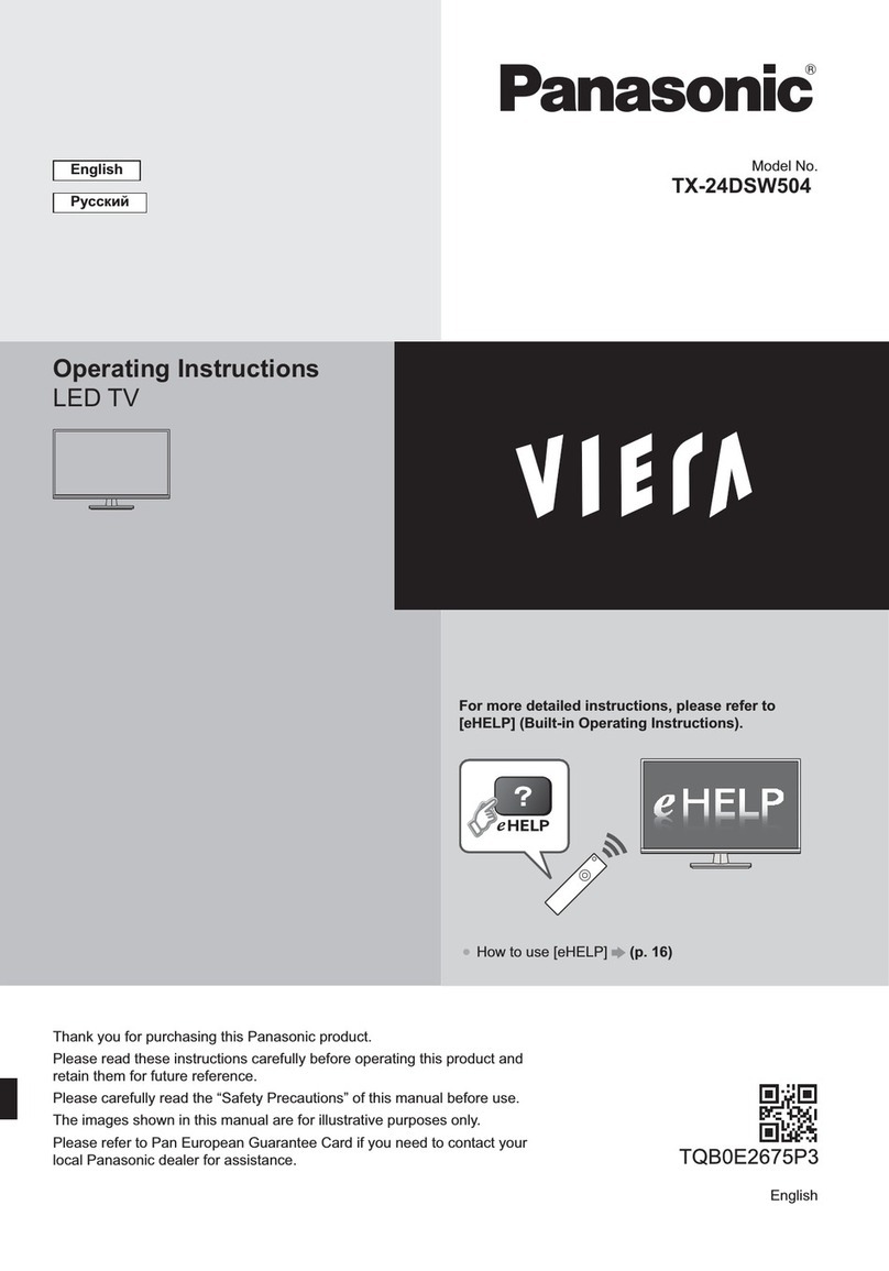 Panasonic TX-24DSW504 User manual