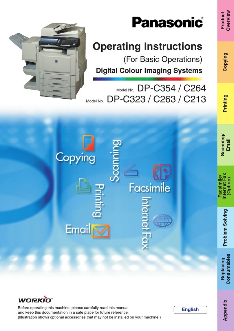 Panasonic WORKIO DP-C323 operating instructions