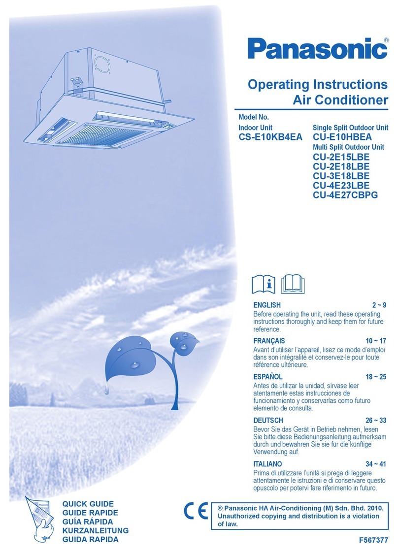 Panasonic CU-4E23LBE User manual