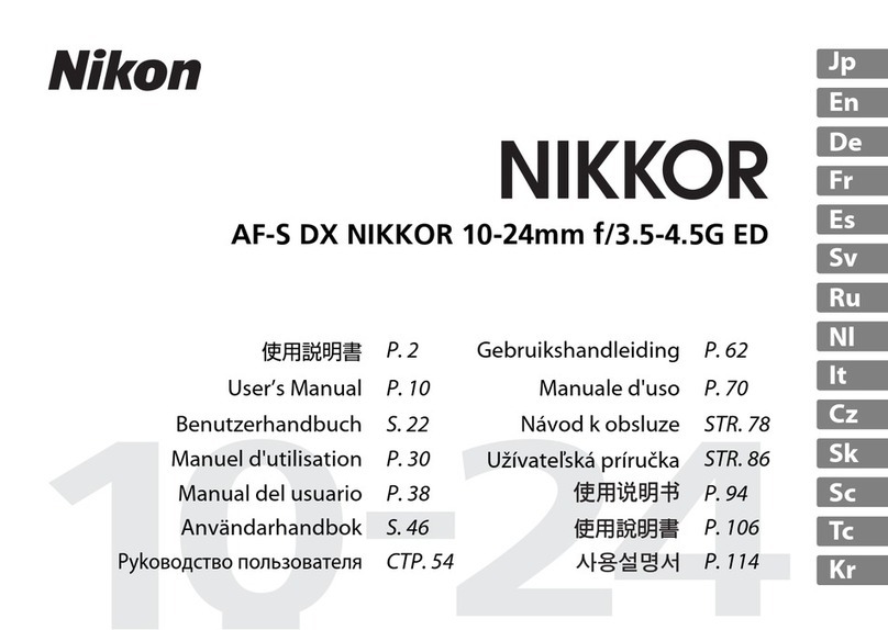 Nikon AF-S DX NIKKOR 10-24mm f/3.5-4.5G ED user manual