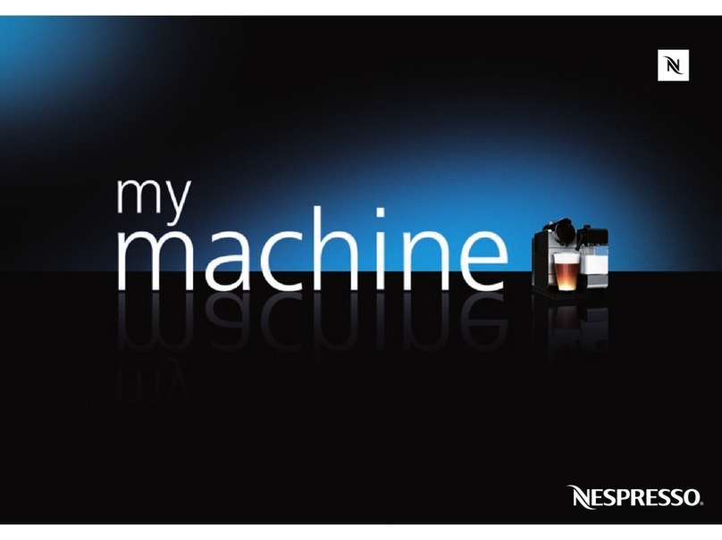 Nespresso Lattissima+ 1300W instruction manual