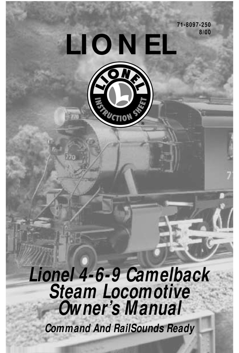 Lionel 4-6-9 Camelback owner's manual