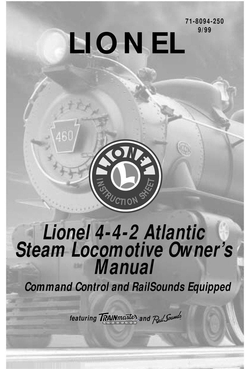Lionel 4-4-2 Atlantic User manual