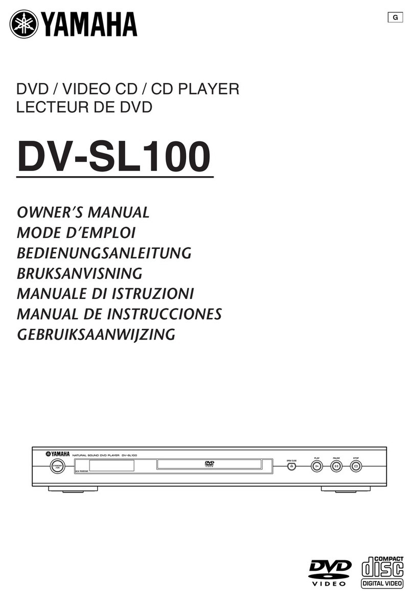 Yamaha DV-SL100 User manual
