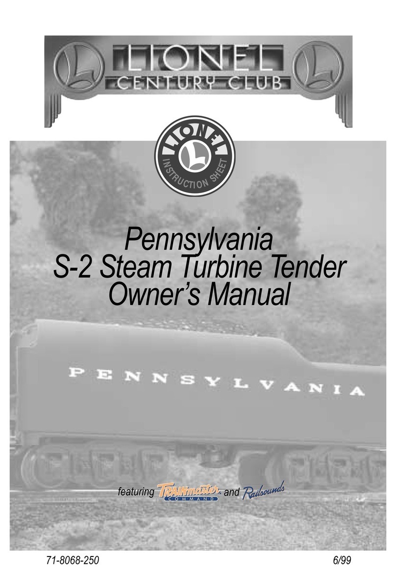 Lionel Pennsylvania S-2 owner's manual Lionel Pennsylvania S-2 owner's manual