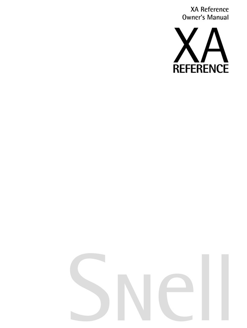 Snell XA User manual