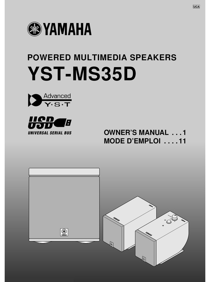 Yamaha YST-MS35D owner's manual