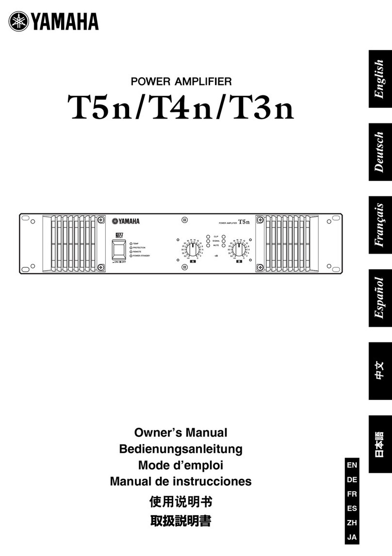 Yamaha T3n User manual