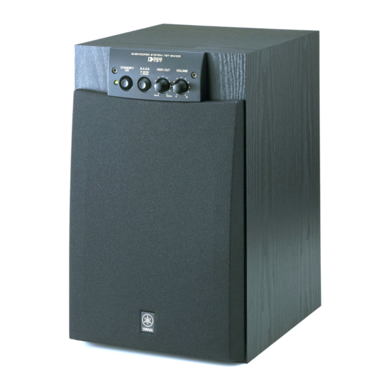 Yamaha YST-SW105 User manual